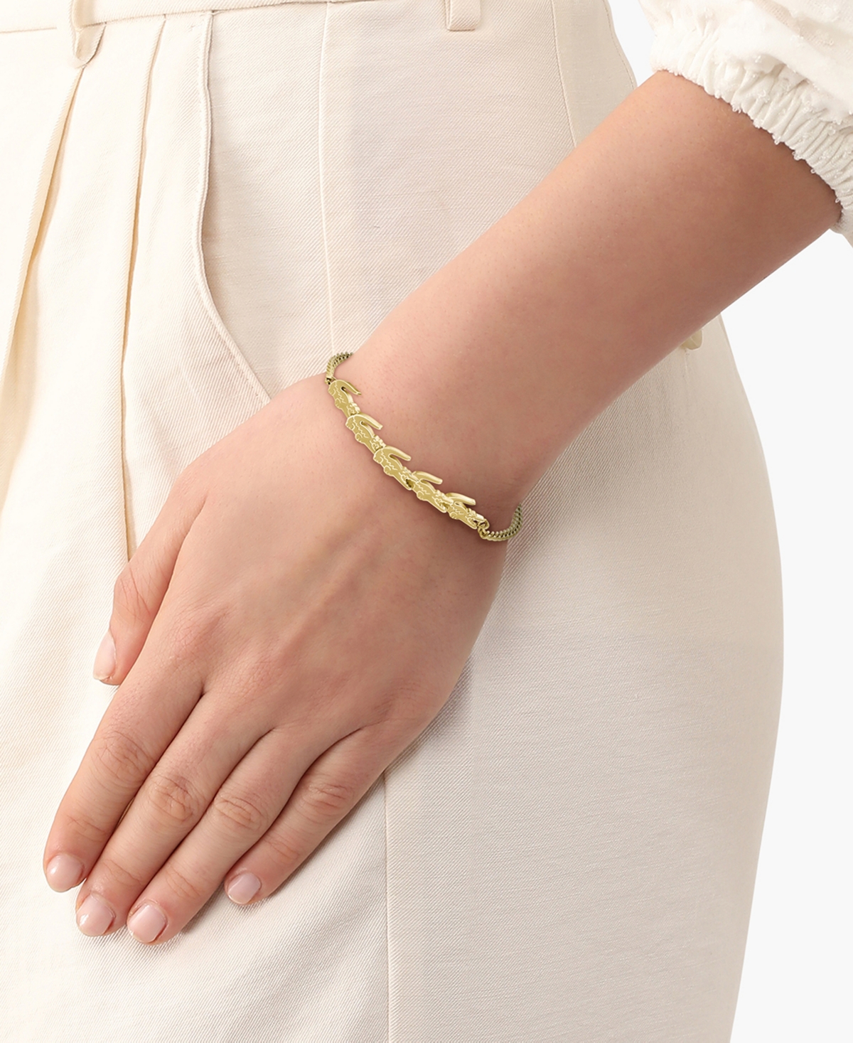 Lacoste Crocodile Link Bracelet