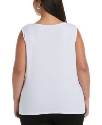 Plus Size Crew Neck Tank Top