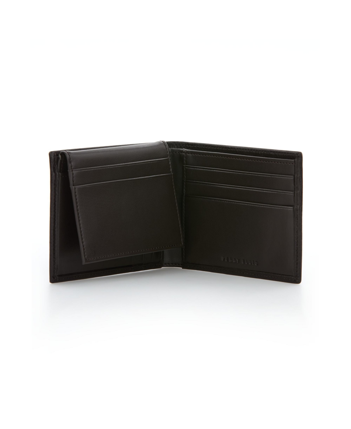 Perry Ellis Portfolio Men's Passcase Wallet In Brown
