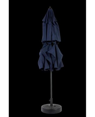 Outdoor Aluminium 10ft 3 Tier Auto-tilt Patio Umbrella