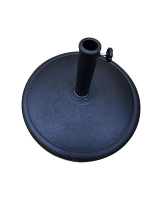 8.8 feet Outdoor Aluminum Patio Umbrella, Market Umbrella with 42 pounds Round Resin Umbrella Base