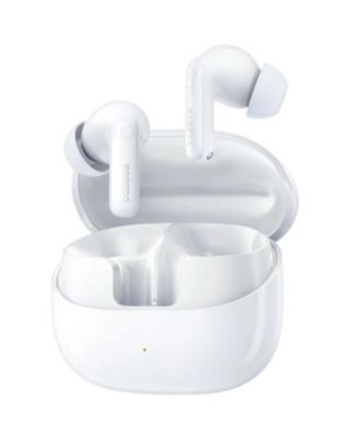 Bass BP1 Pro Noise Cancelling Wireless Earbuds, Real-Time Adaptive Noise Cancelling, Adaptive Active EQ, LDAC Hi-Res Sound, 6-Mic AI Clear Calls, 55H Playtime, IP55 Waterproof, Bluetooth 6.0,White