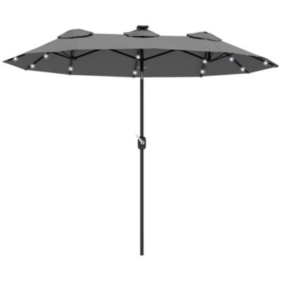 9.7' Double-sided Patio Umbrella with Tilt