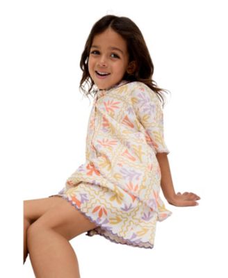 Gilly Scalloped Edge Matisse Print Shorts