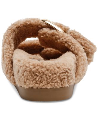 Women's Aldoni Plush Double-Strap Slide Slippers