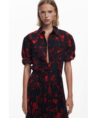 Women's Pleated shirt dress