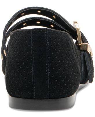 Women's Baylee Grommet Double Strap Mary Jane Flats