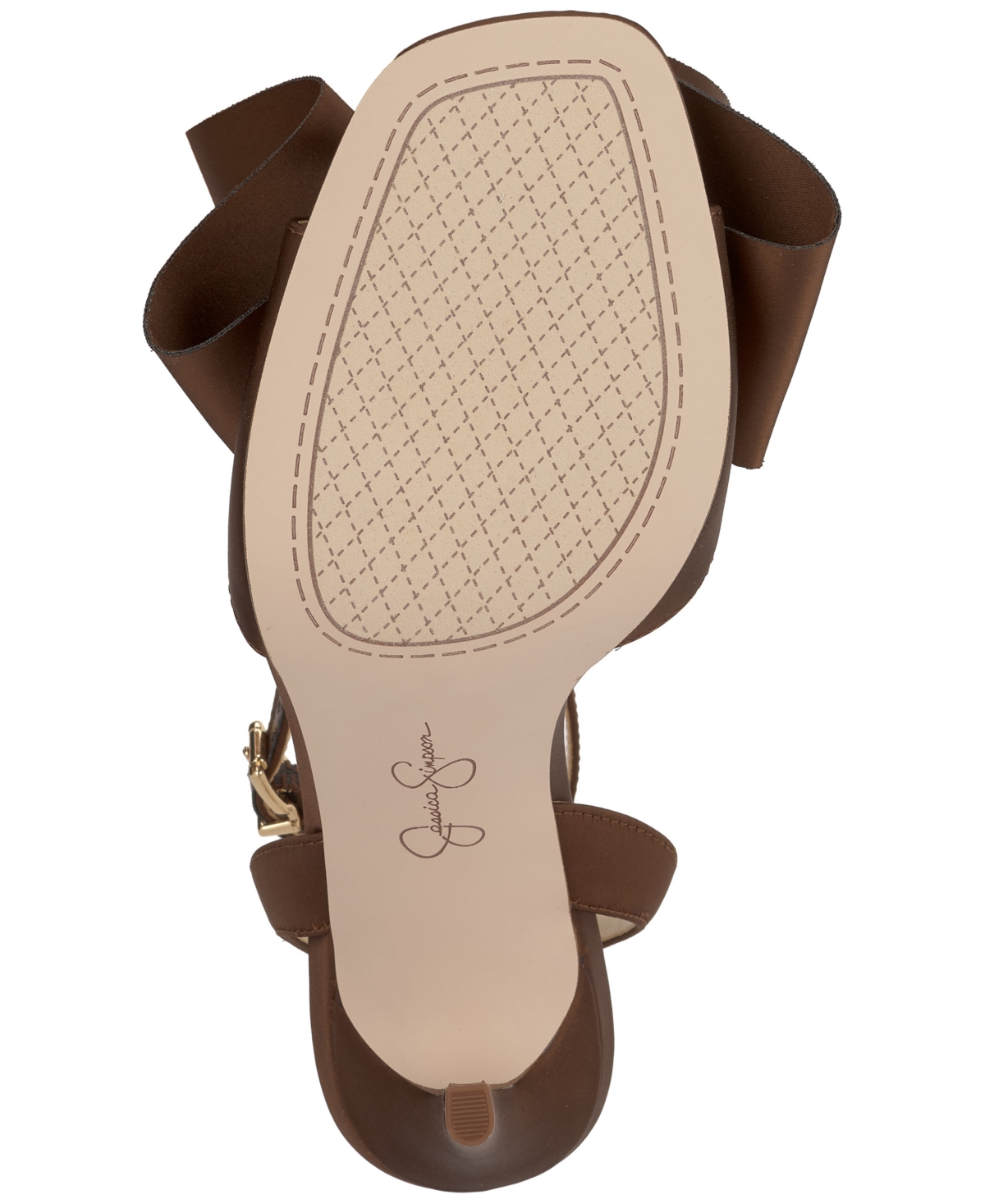 Jessica Simpson Women's Olivine Bow High-heel Stiletto Dress Sandals In Brown