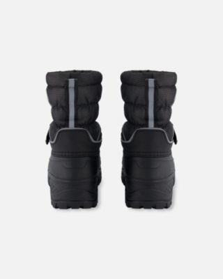 Kids Unisex Winter Boots Solid Black - Toddler|Child