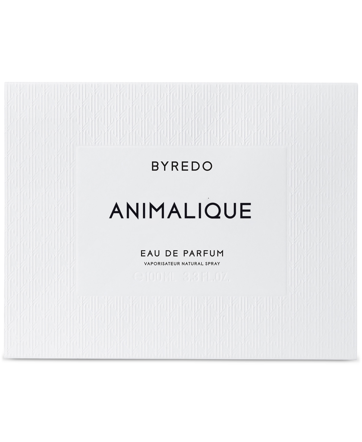 Byredo Animalique Eau De Parfum Spray, 3.3 Oz. In Transparent