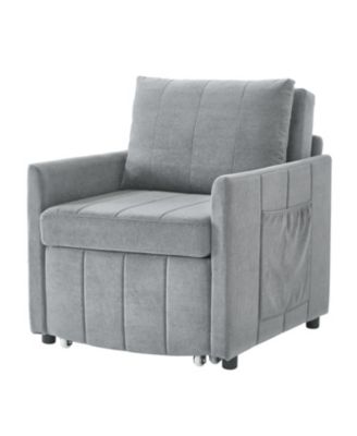 Convertible Sleeper Sofa Bed with Adjustable Backrest