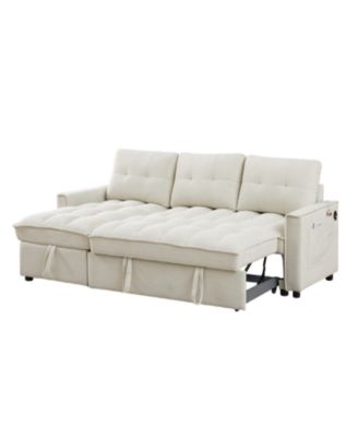 MH 78.75" Reclining Pull-Out Sectional Sofa