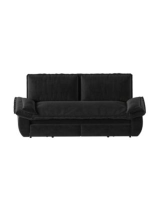 Queen Pull Out Sleeper Sofa Bed - Black