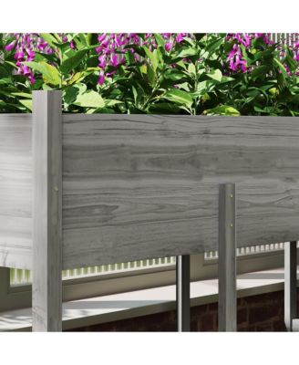 Extra Large Wooden Planter Box with Legs & Drain Holes