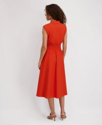 トップス keiccii kensie Women's Sleeveless V-Neck Zip-Front Maxi Dress - Macy's