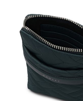 Holland Park Quilted Mini Zip Around Phone Crossbody Bag