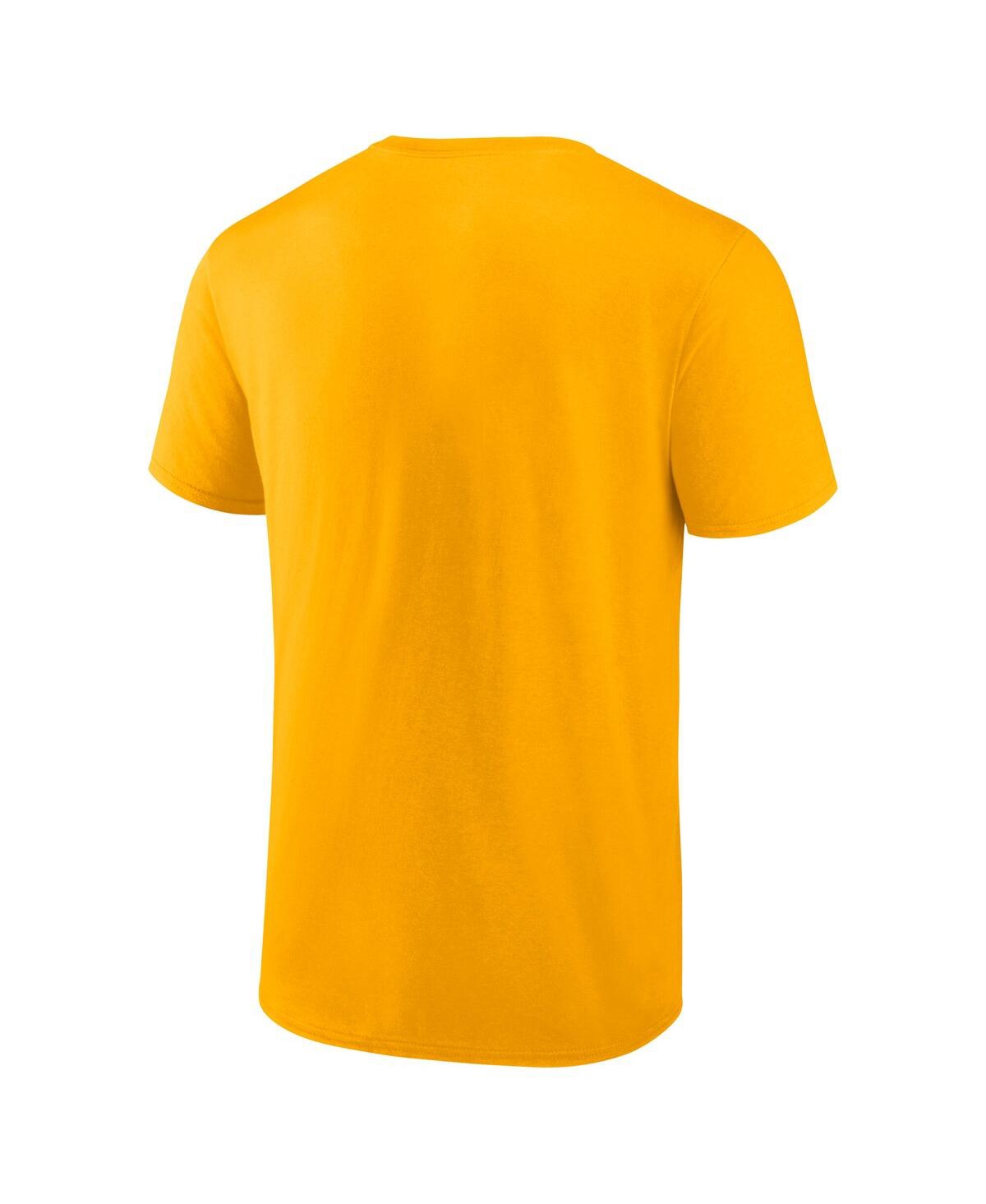 Fanatics Men's Gold Kansas City Chiefs Serve T-shirt In Yellow