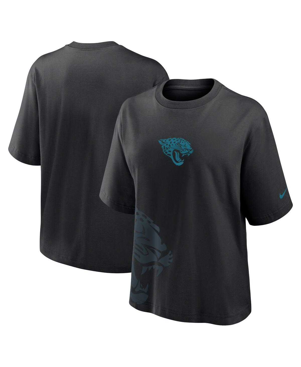 Women's Black Jacksonville Jaguars Boxy T-Shirt - Black