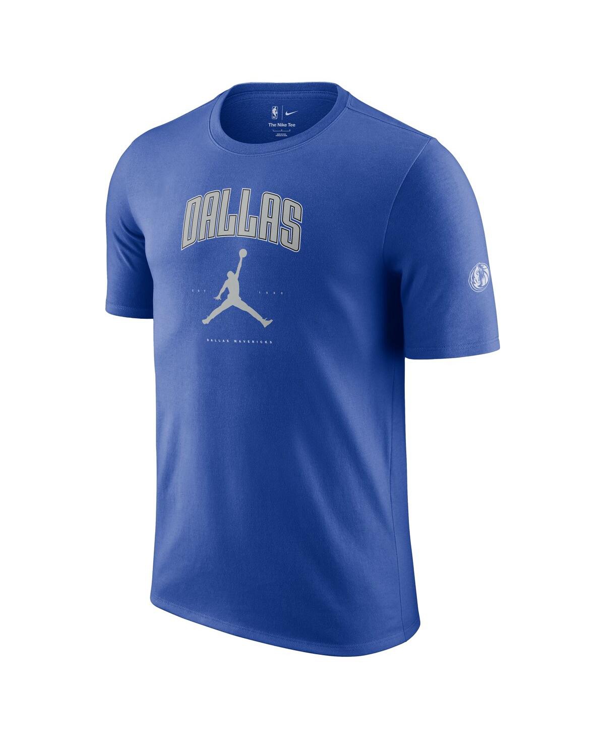 Jordan Men's And Women's Blue Dallas Mavericks Essential Cities T-shirt In Blue