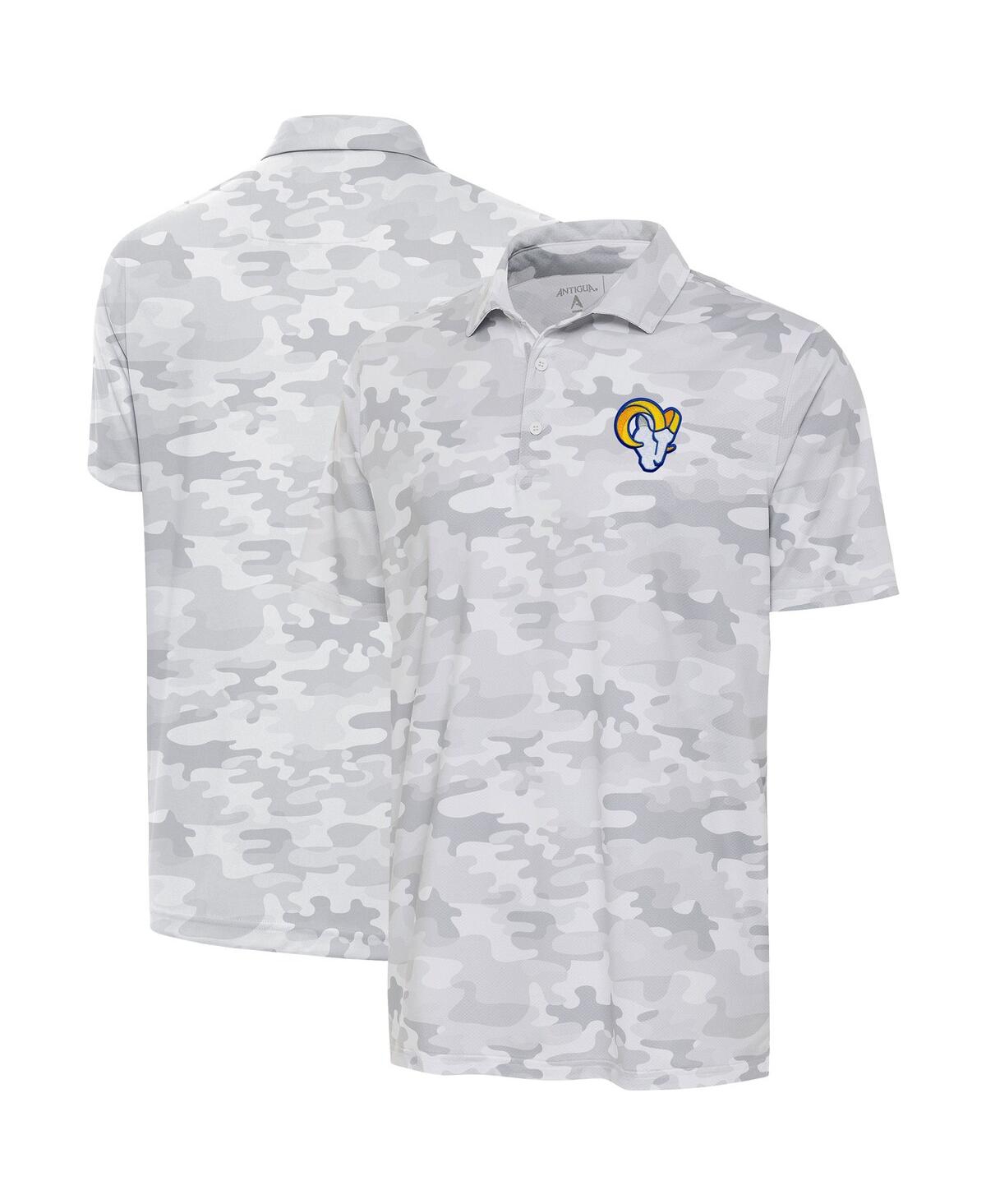 Men's White Los Angeles Rams Collide Polo Shirt - White