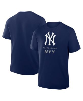 Fanatics - Men's Navy New York Yankees Clubhouse Legacy Side Swipe T-Shirt