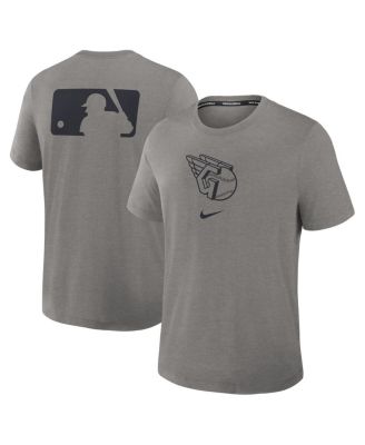 Nike - Men's Heather Charcoal Cleveland Guardians Authentic Collection Early Work Tri-Blend Performance T-Shirt