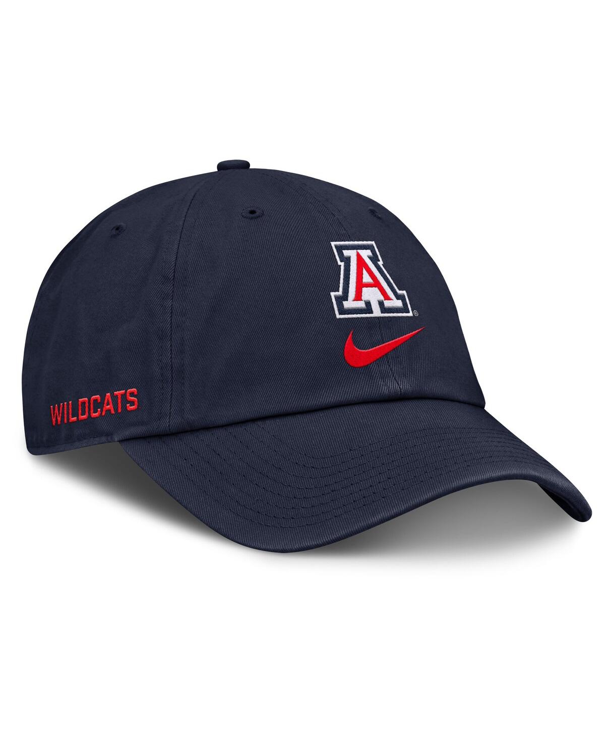 Nike Men's Navy Arizona Wildcats Primetime Club Adjustable Hat In Blue