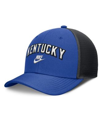 Nike - Men's Royal/Black Kentucky Wildcats Legacy Arch Rise Performance Trucker Adjustable Hat