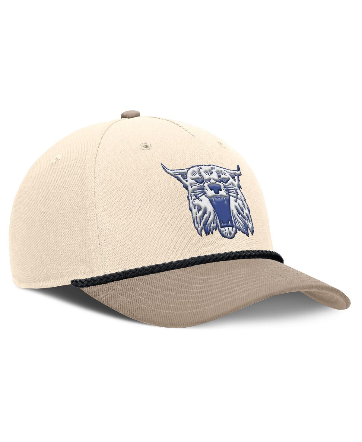Nike Men's Natural Kentucky Wildcats Rise Legacy Throwback Logo Adjustable Hat In Brown