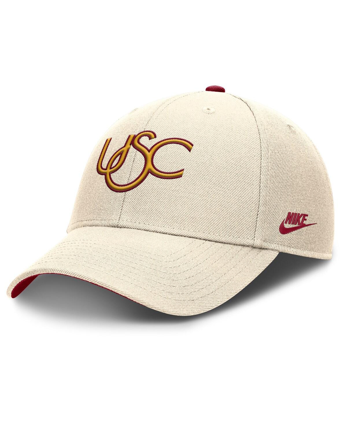 Nike Natural Usc Trojans Rise Legacy Adjustable Hat In Brown