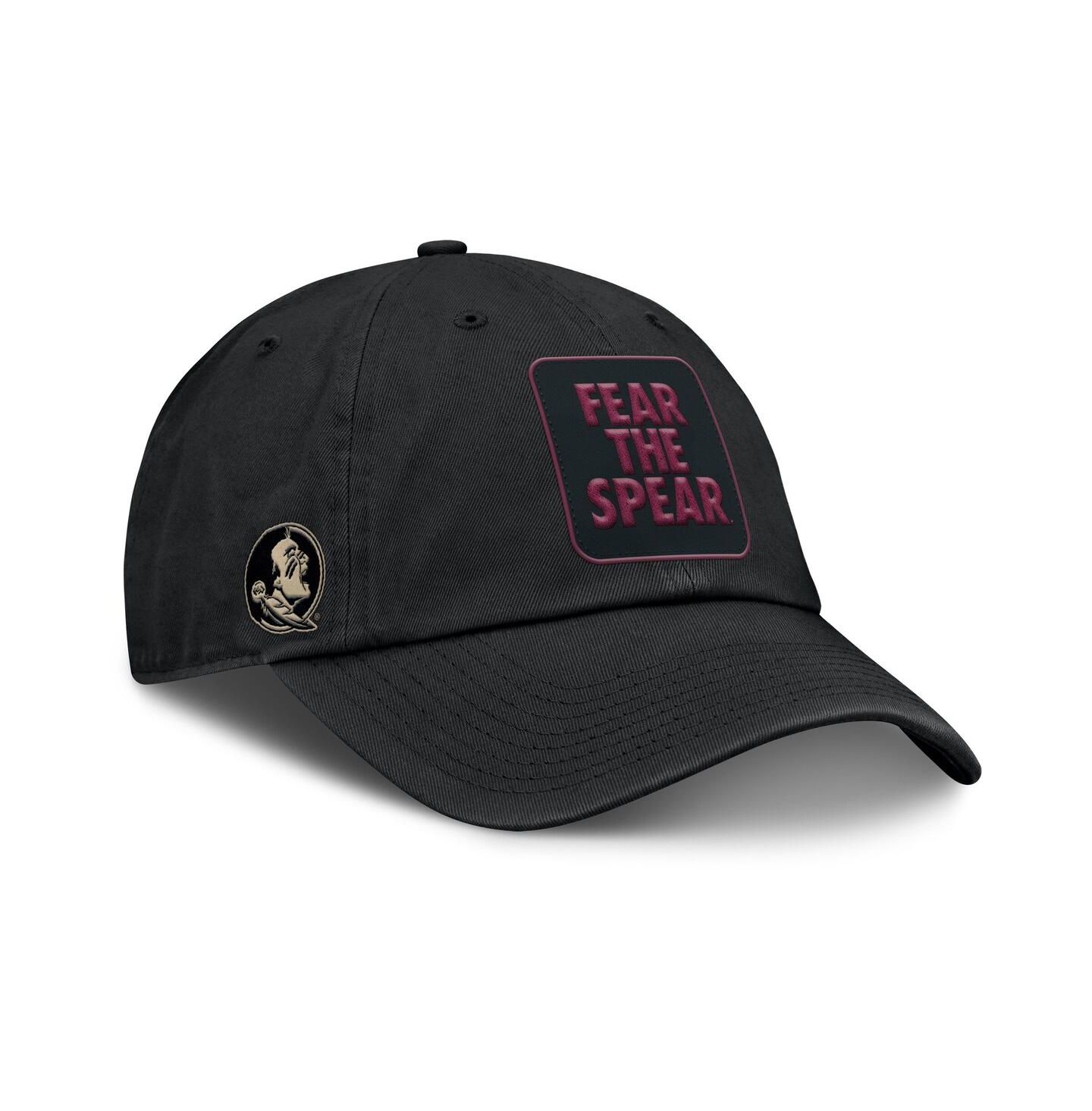 Мужская кепка Nike Black Florida State Seminoles Local Club Adjustable Hat — фото 3
