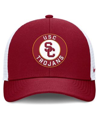 Men's Cardinal/White USC Trojans Rise Primetime Performance Trucker Adjustable Hat