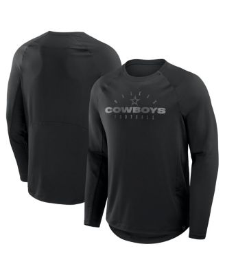 Fanatics - Men's Black Dallas Cowboys Coverage Scheme Long Sleeve T-Shirt