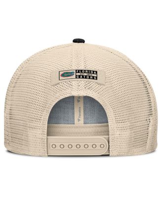 Men's Black/Natural Florida Gators Legend Trucker Snapback Hat