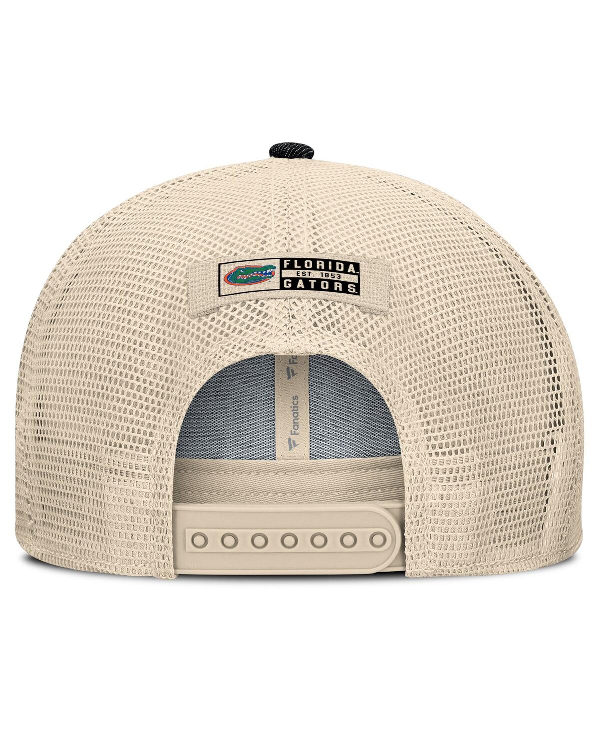 Fanatics Men's Black/natural Florida Gators Legend Trucker Snapback Hat In Multi