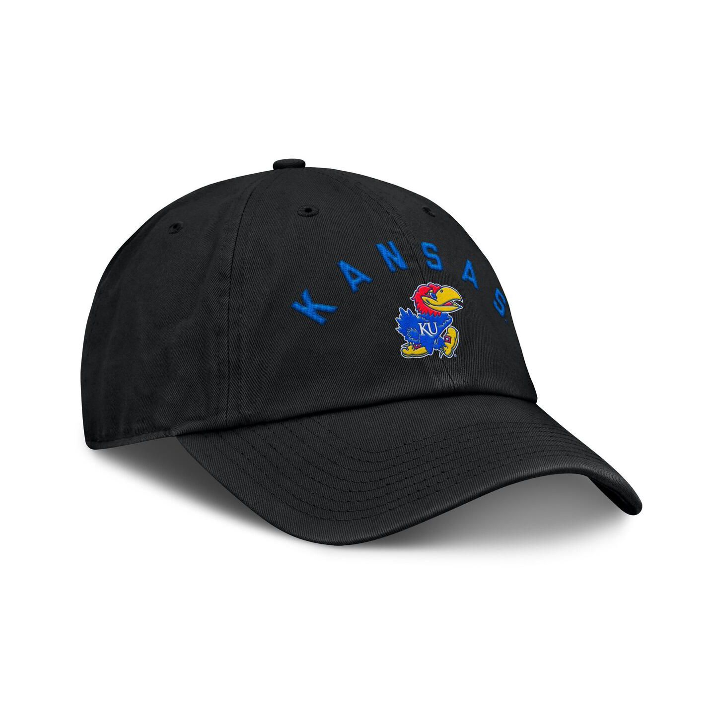 Мужская кепка Fanatics Black Kansas Jayhawks Myth Adjustable Hat — фото 3