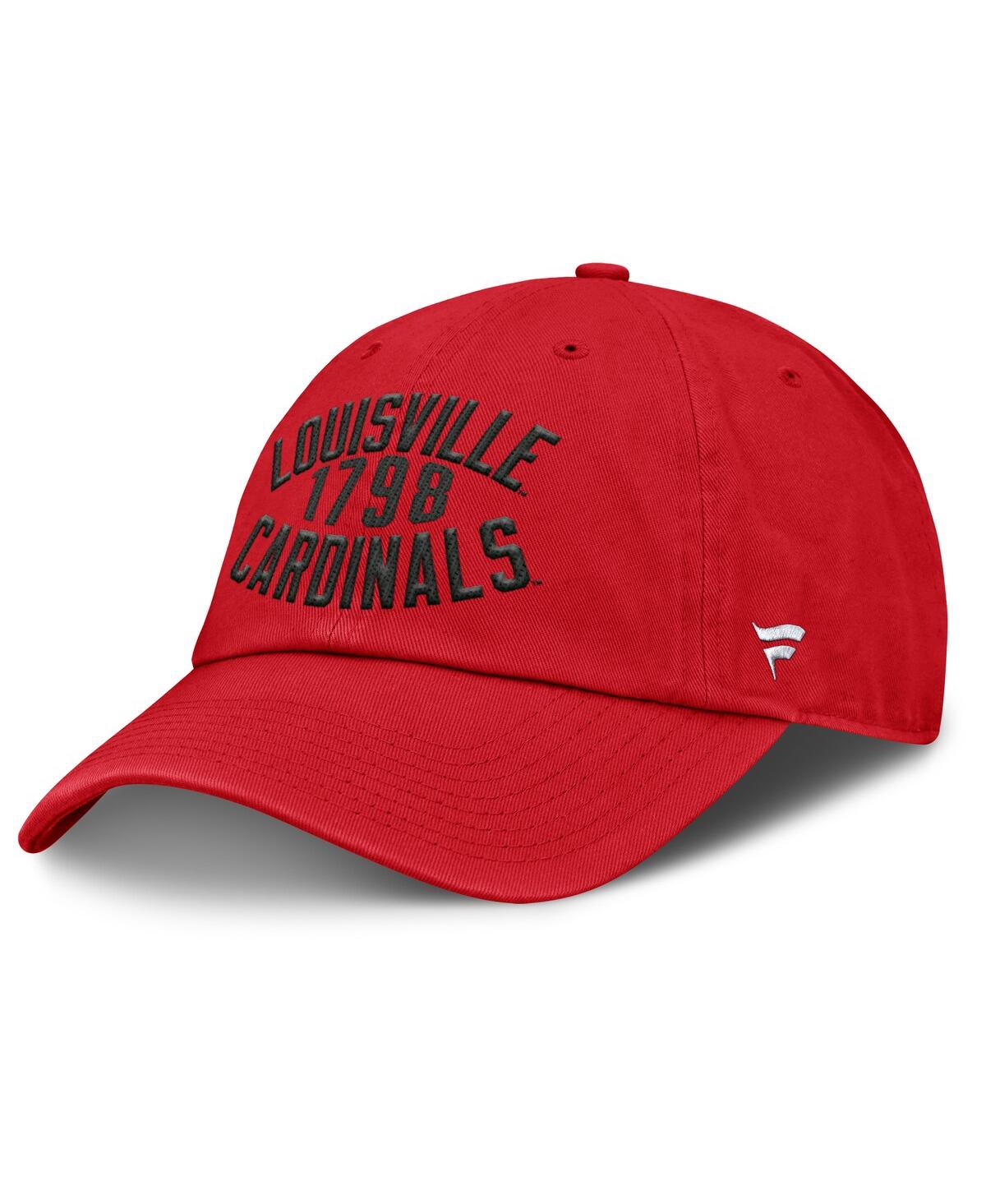 Fanatics Men's Red Louisville Cardinals Archer Adjustable Hat In Red