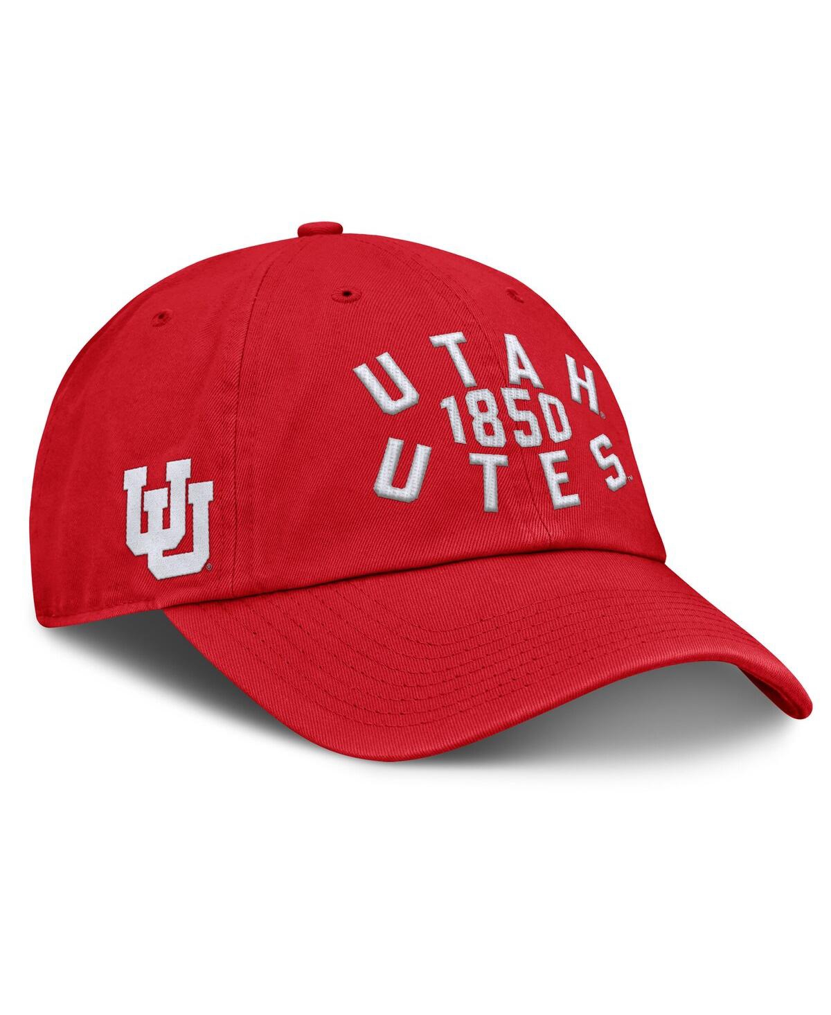 Fanatics Men's Red Utah Utes Archer Adjustable Hat In Red