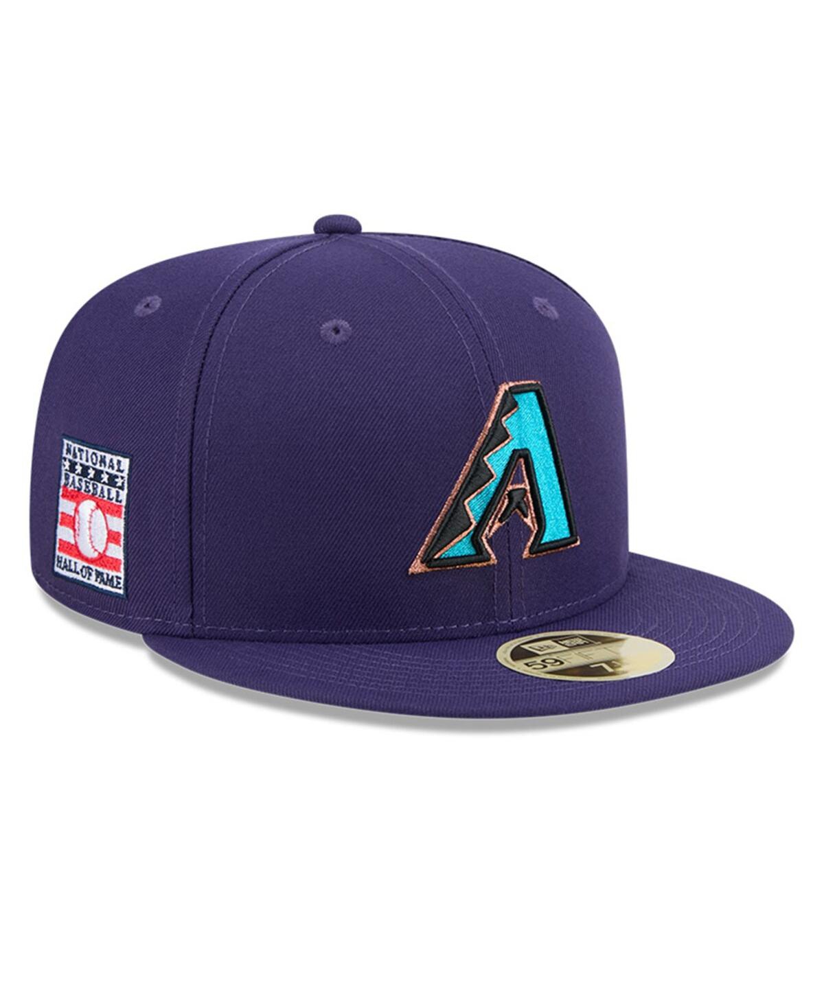 Men's Purple Arizona Diamondbacks Baseball Hall of Fame 59FIFTY Fitted Hat - Purple