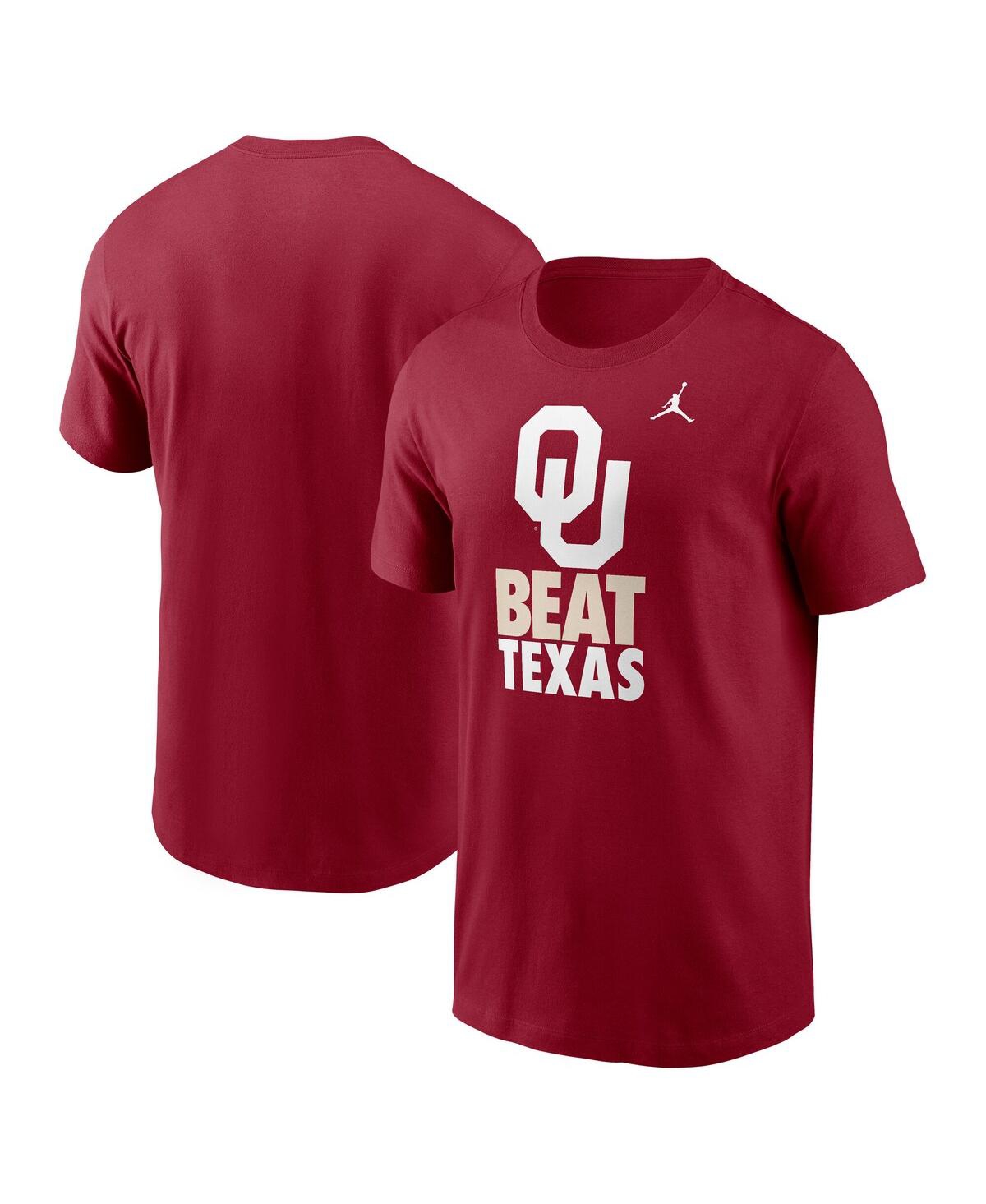 Men's Crimson Oklahoma Sooners Rivalry T-Shirt - Crimson