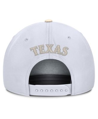 Men's White/Cream Texas Rangers Pro Performance Snapback Hat