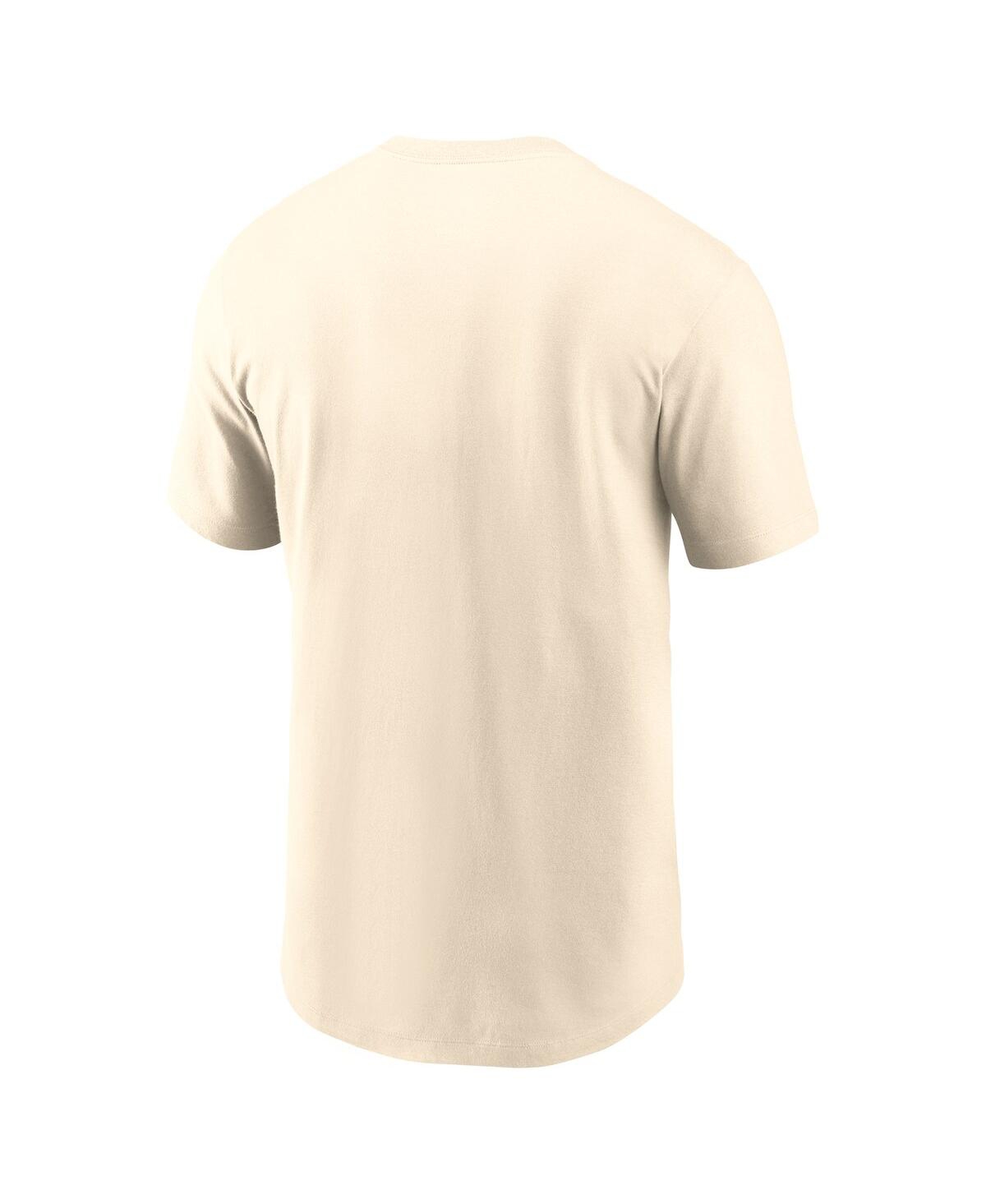 Nike Natural Los Angeles Dodgers Pinwheel Lockup T-shirt In Brown