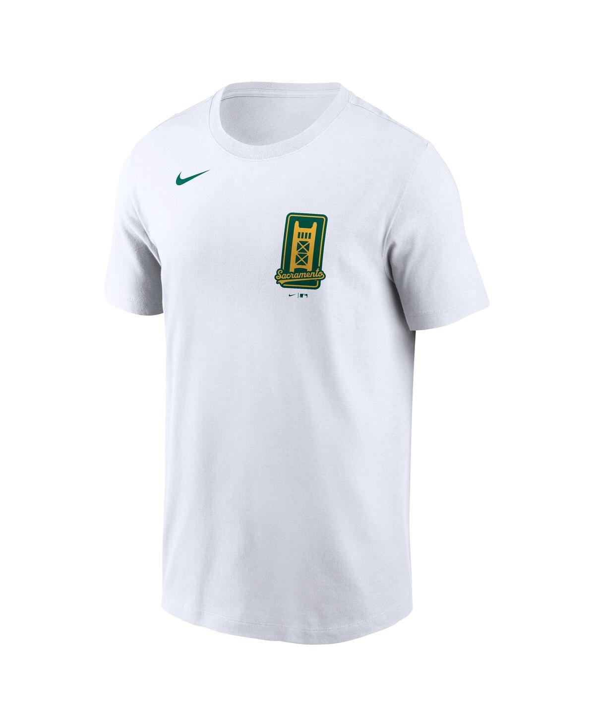 Nike Men's White Athletics New Logo T-Shirt
