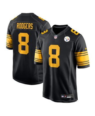 Nike - Men's Aaron Rodgers Black Pittsburgh Steelers Alternate Game Jersey