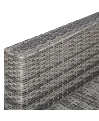 4-Piece Rat Furniture Set, Chairs, Loveseat, and Table,