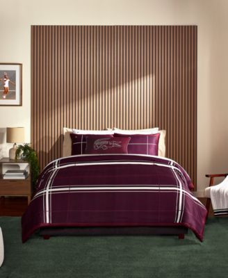 Playful Checks Cotton 3-Pc. Comforter Set, Full/Queen