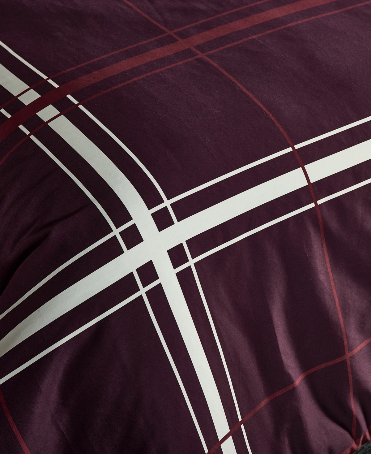 Lacoste Home Playful Checks Cotton 3-Pc. Comforter Set, King