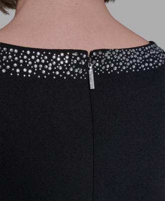 Women's Ruffled-Hem A-Line Dress