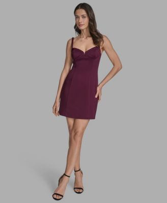 BCBG - Women's Sleeveless Sweetheart A-Line Dress