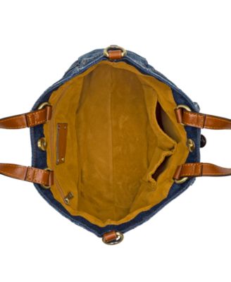 Varedo Medium Denim Satchel